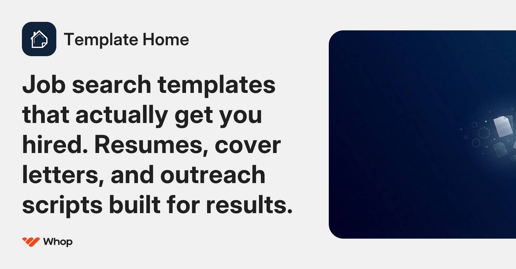 Template Home | Whop