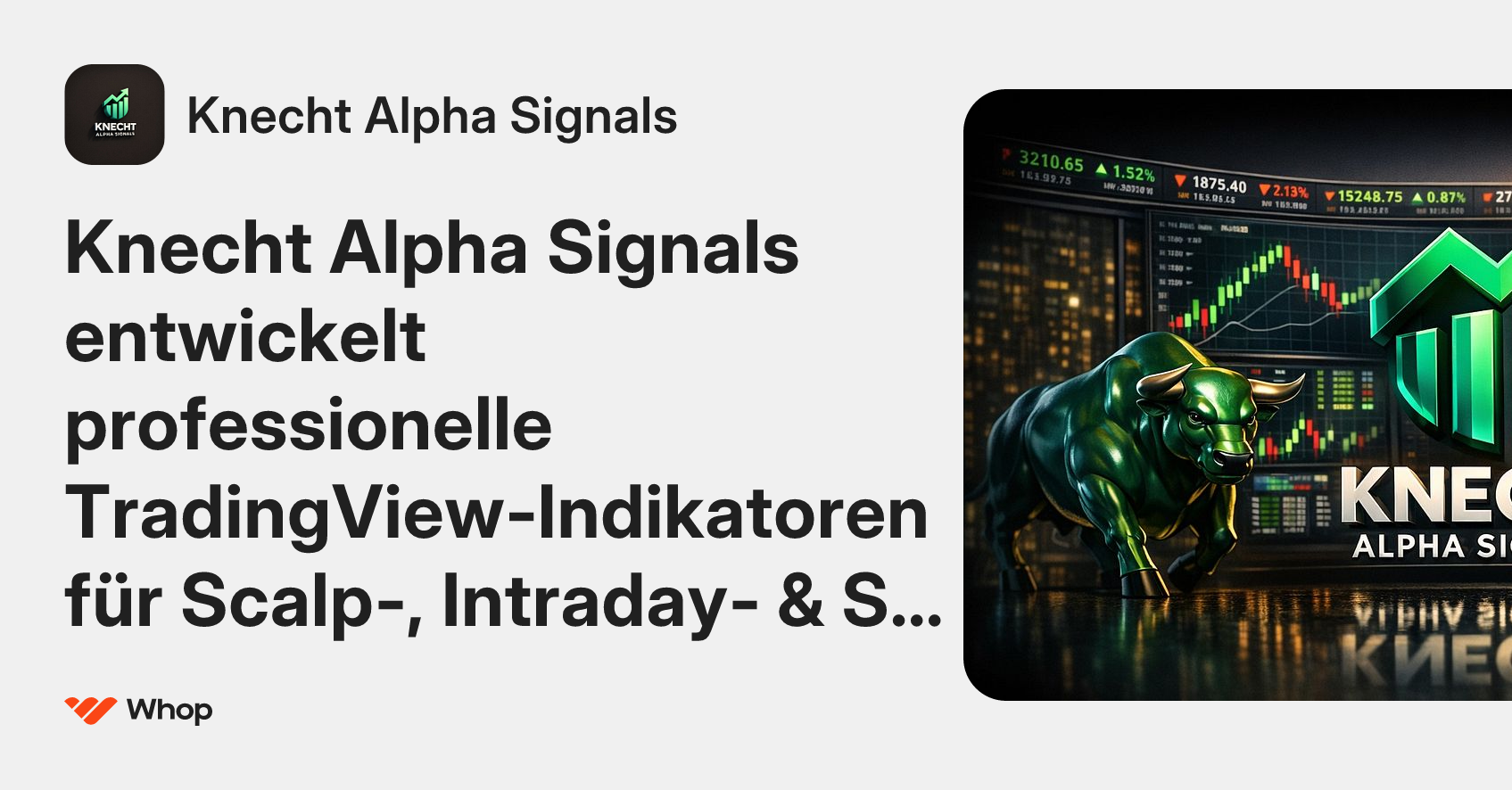 Knecht Alpha Signals | Whop