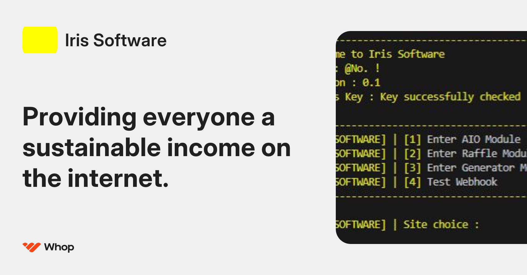 Iris Software | Whop