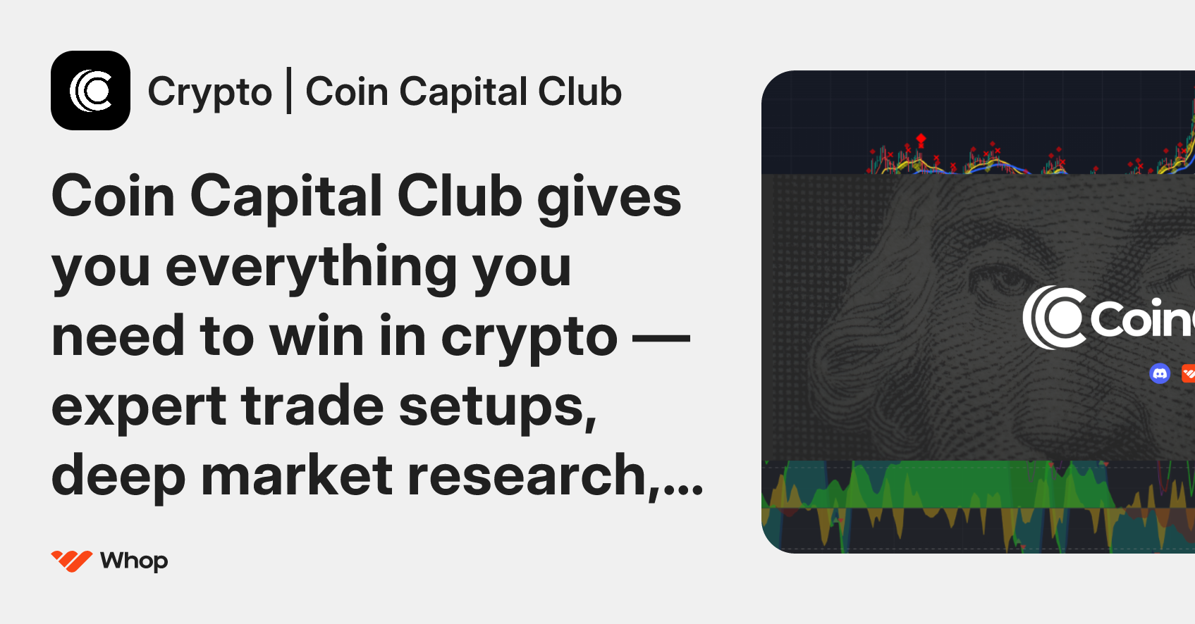 Crypto | Coin Capital Club | Whop