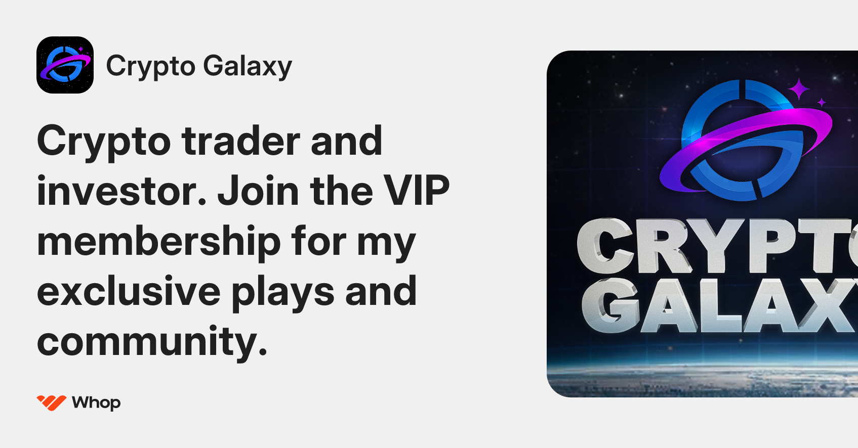 Crypto Galaxy | Whop