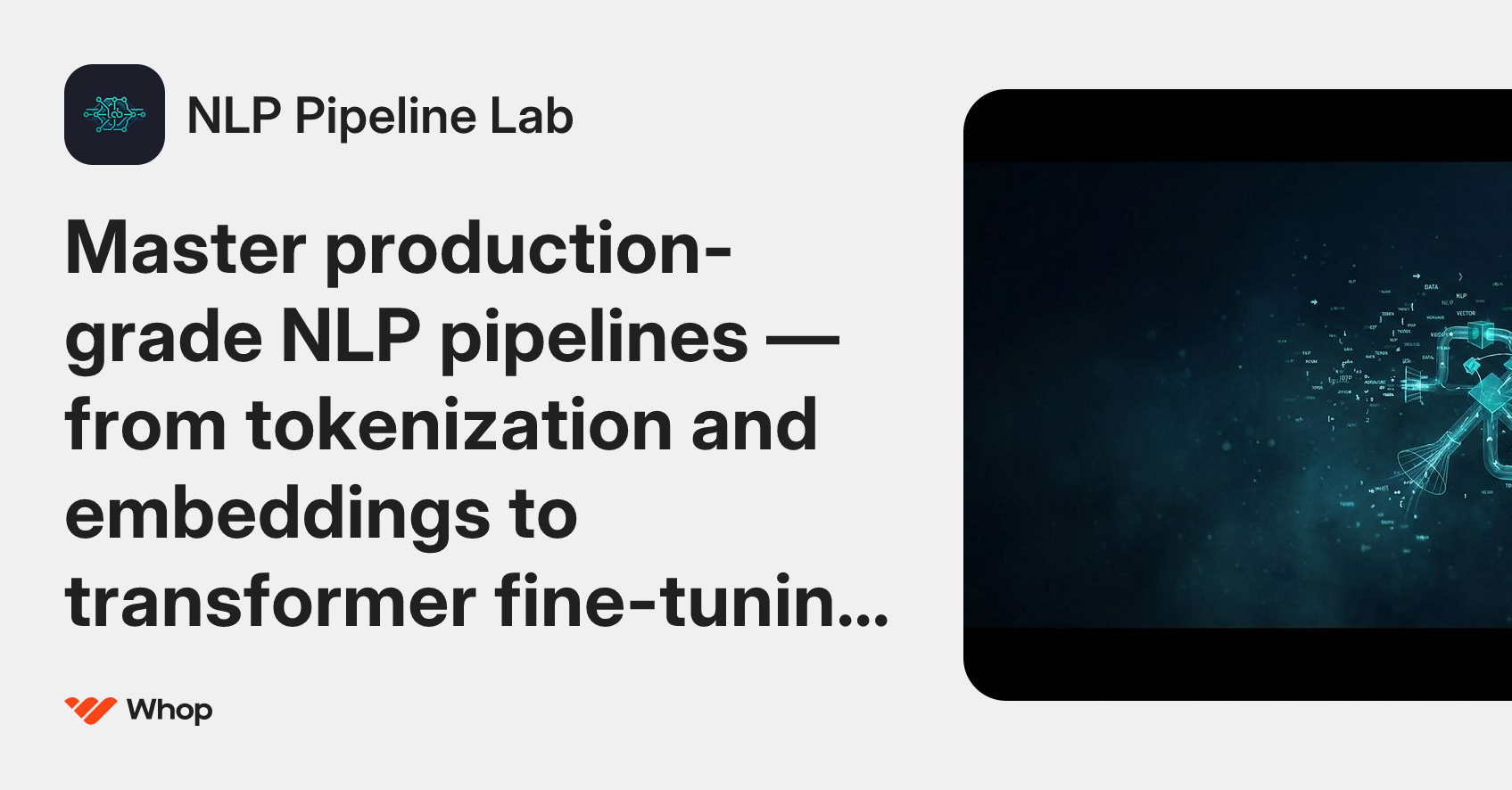NLP Pipeline Lab | Whop