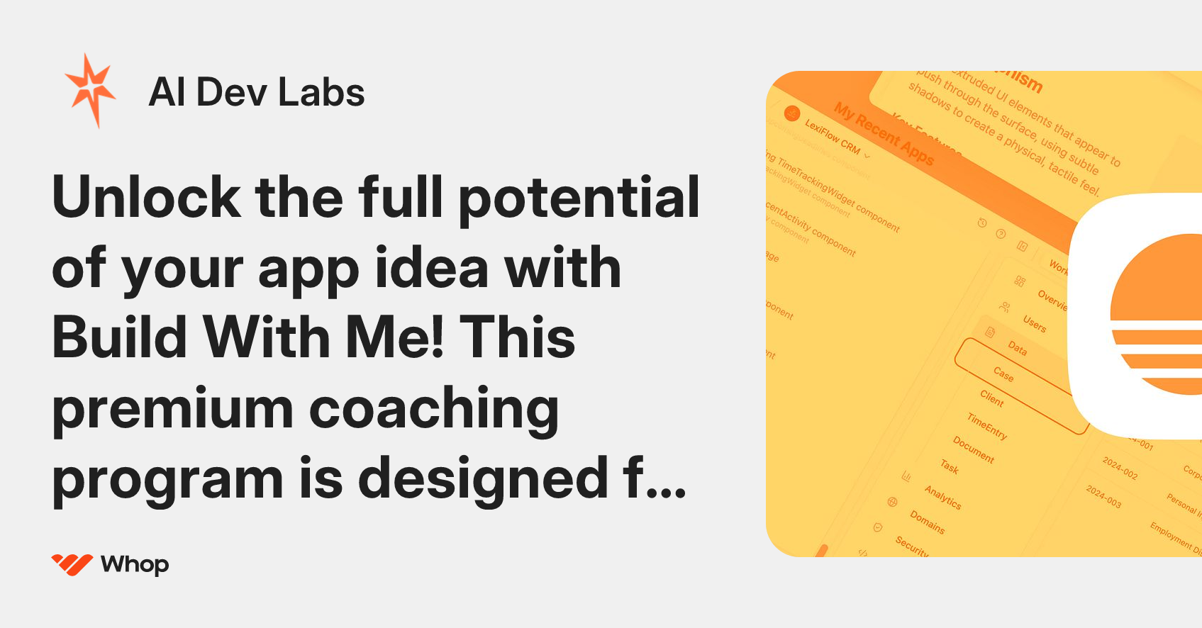 AI Dev Labs | Whop