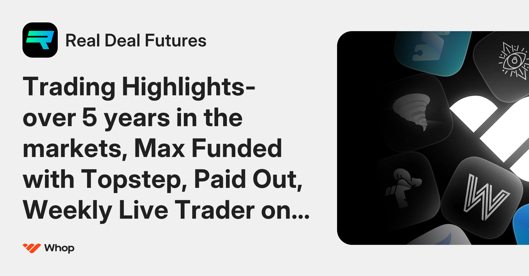 Real Deal Futures | Whop