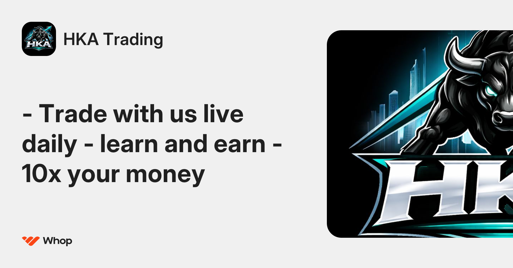 HKA Trading | Whop