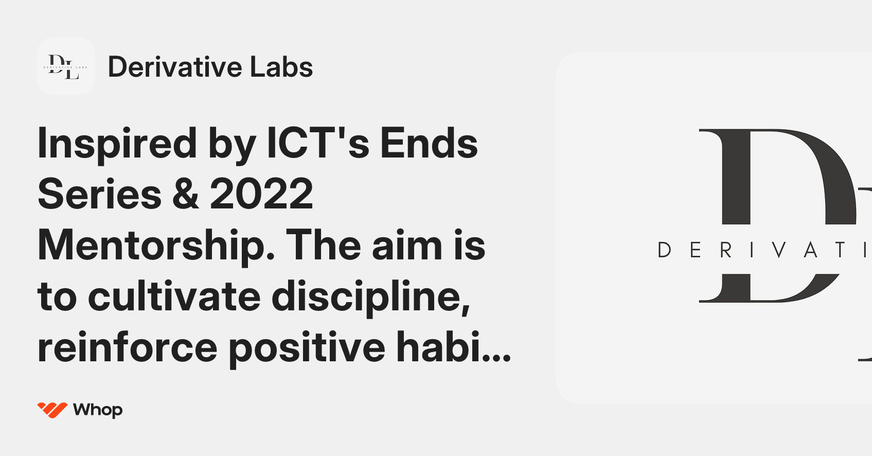 Derivative Labs | Whop