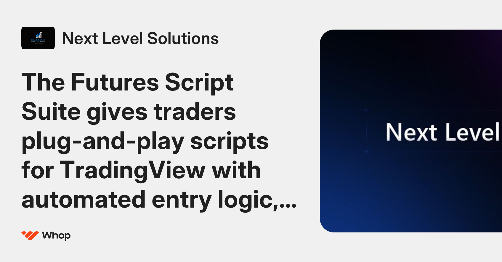 Next Level Solutions | Whop