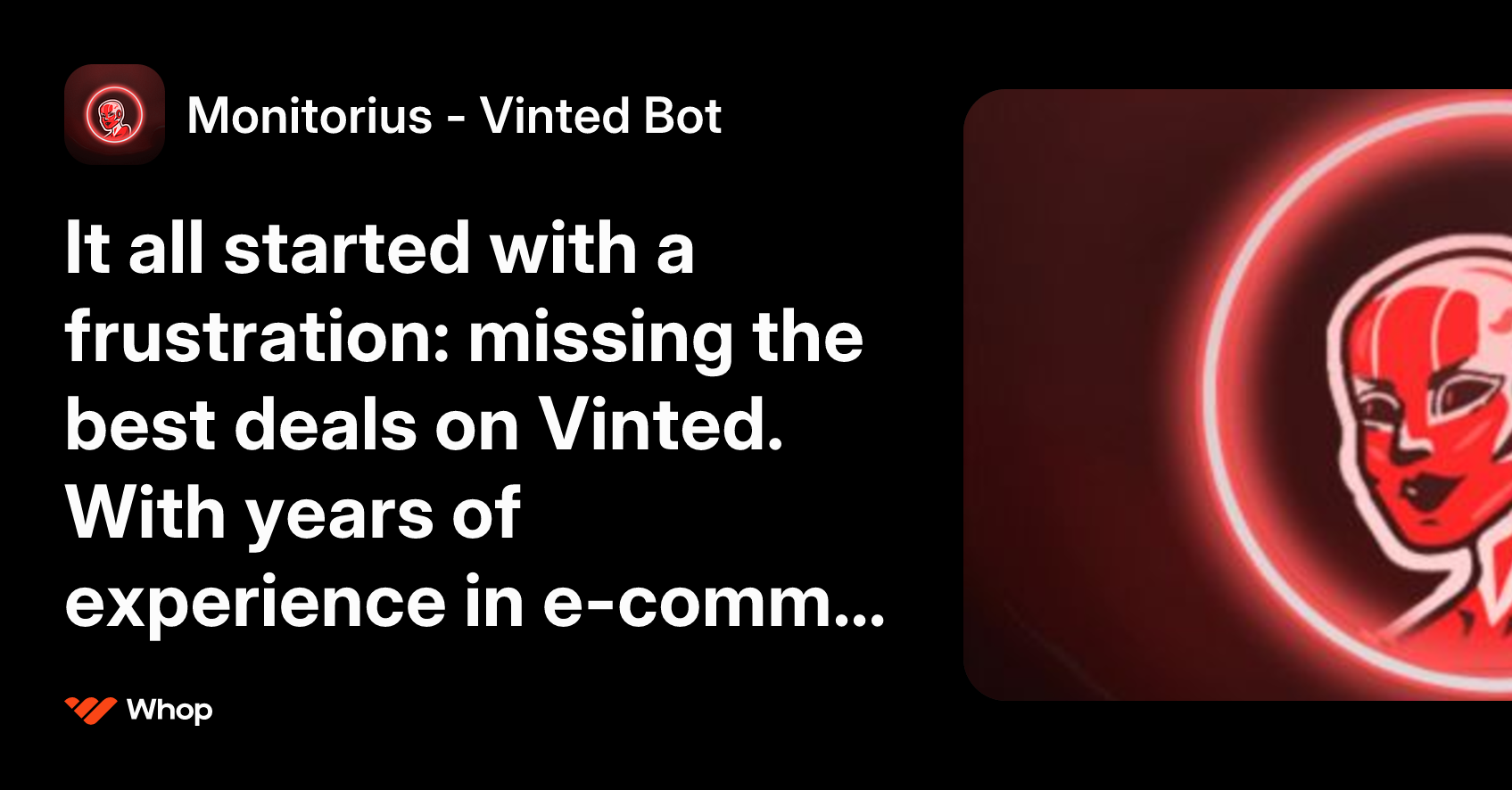 Monitorius Bot Vinted Success Alerts