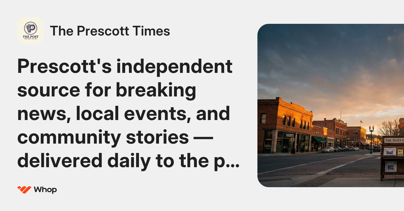 The Prescott Times | Whop
