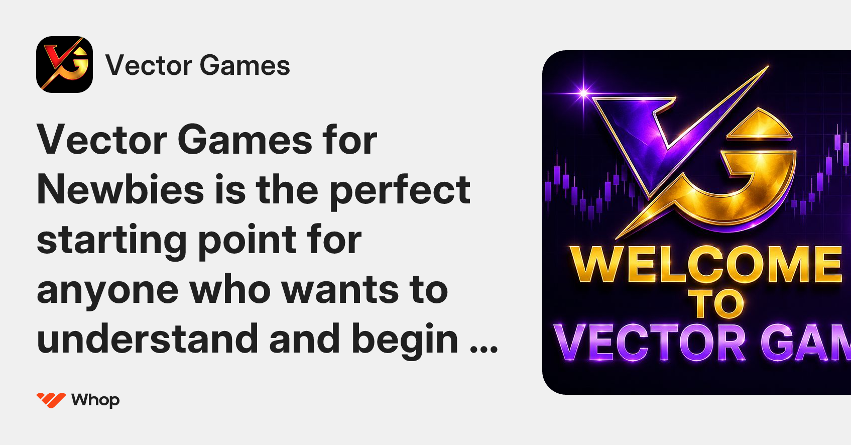 Vector Games | Whop