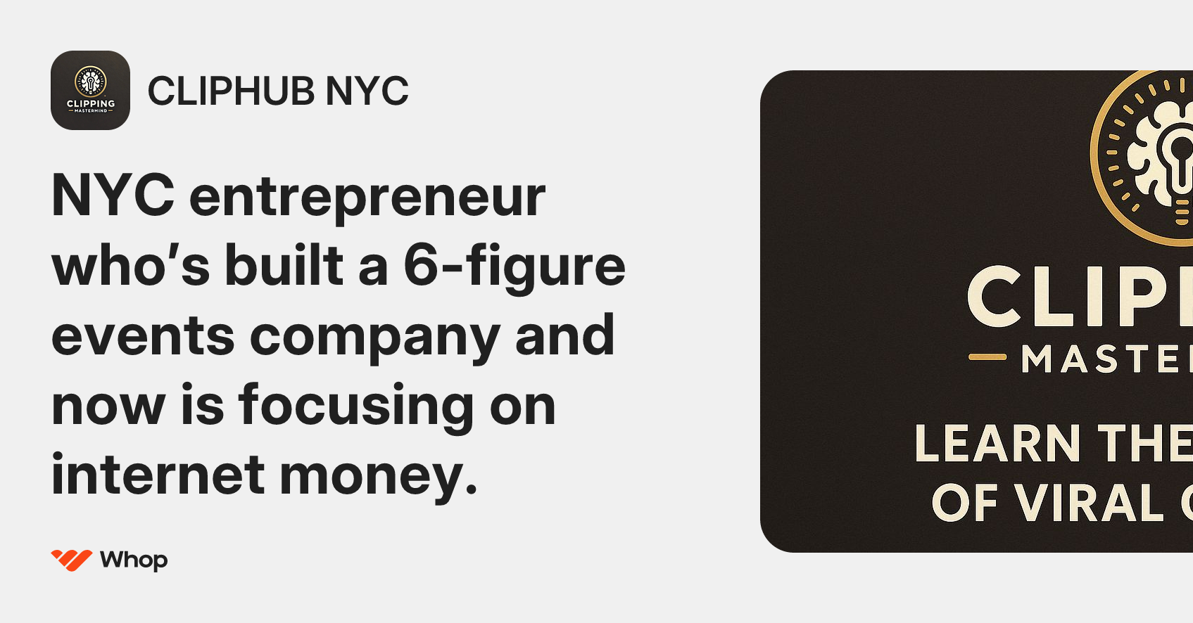 CLIPHUB NYC | Whop