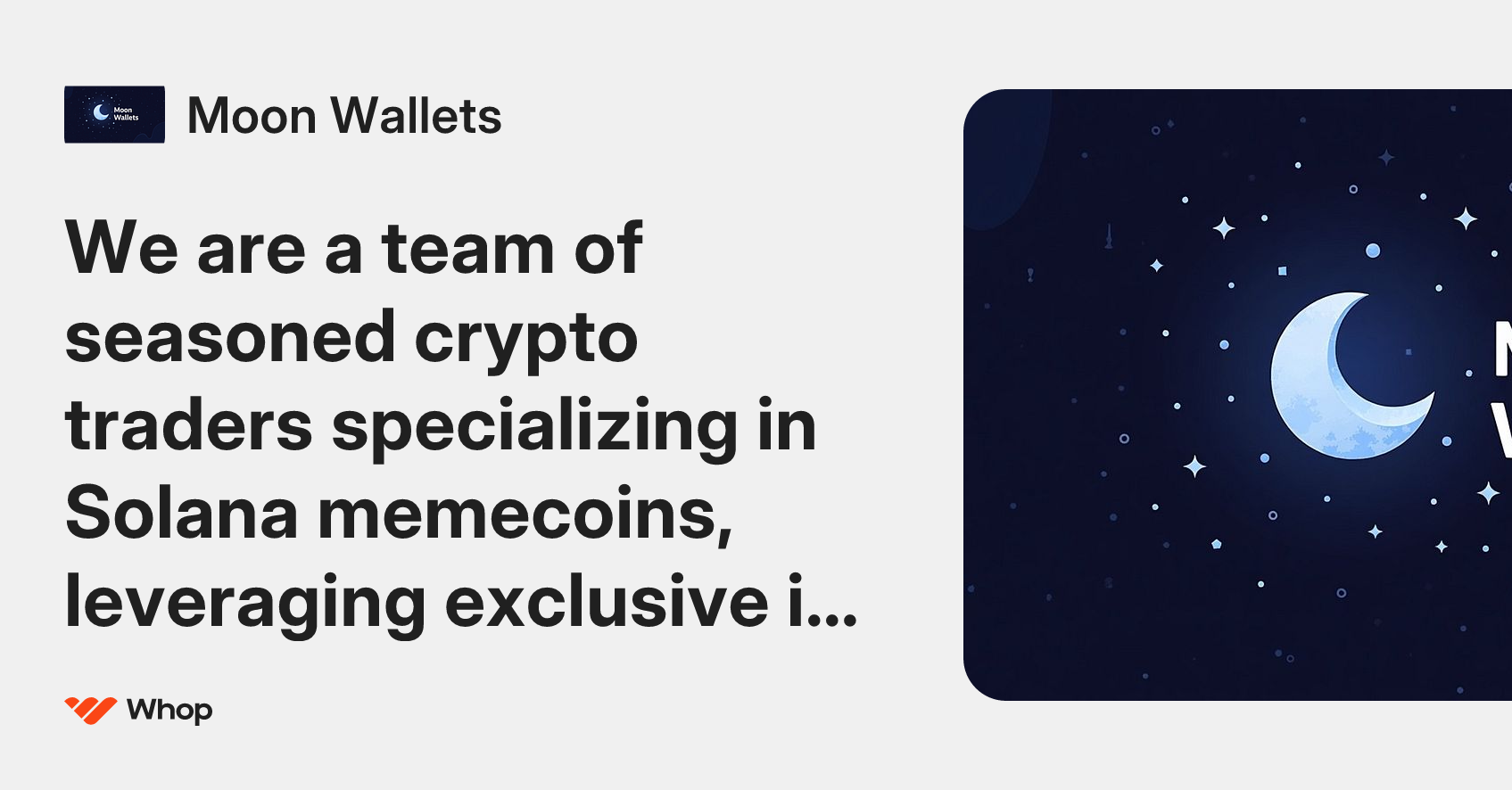 Moon Wallets | Whop