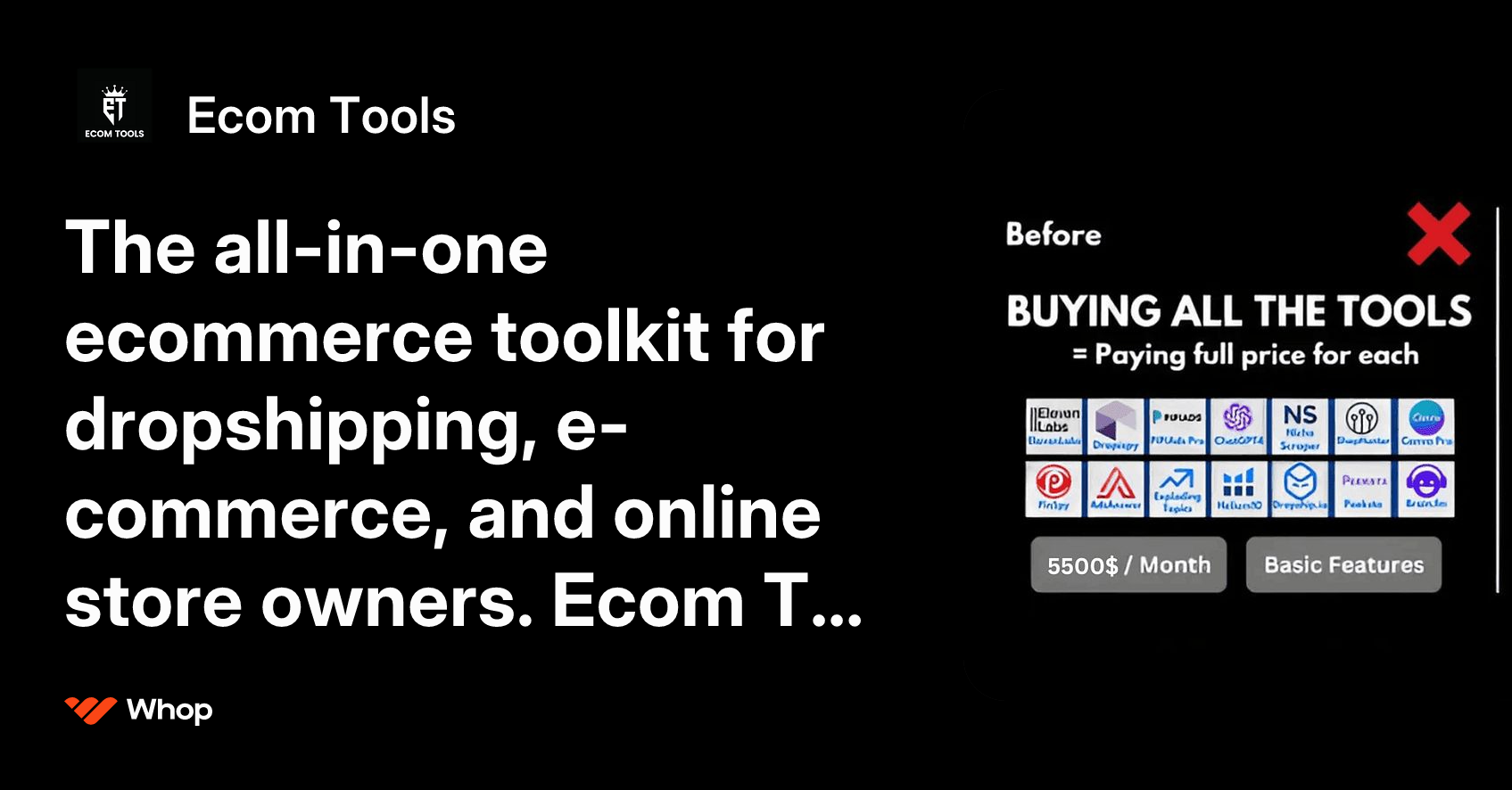 Ecom Tools | Whop