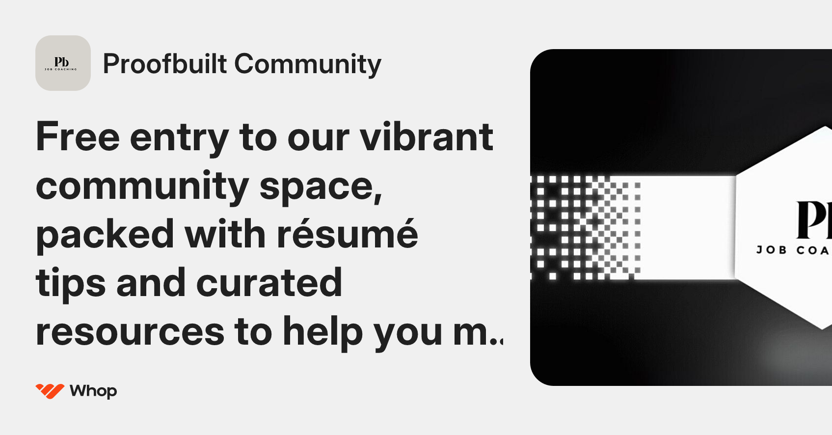 Proofbuilt Community | Whop