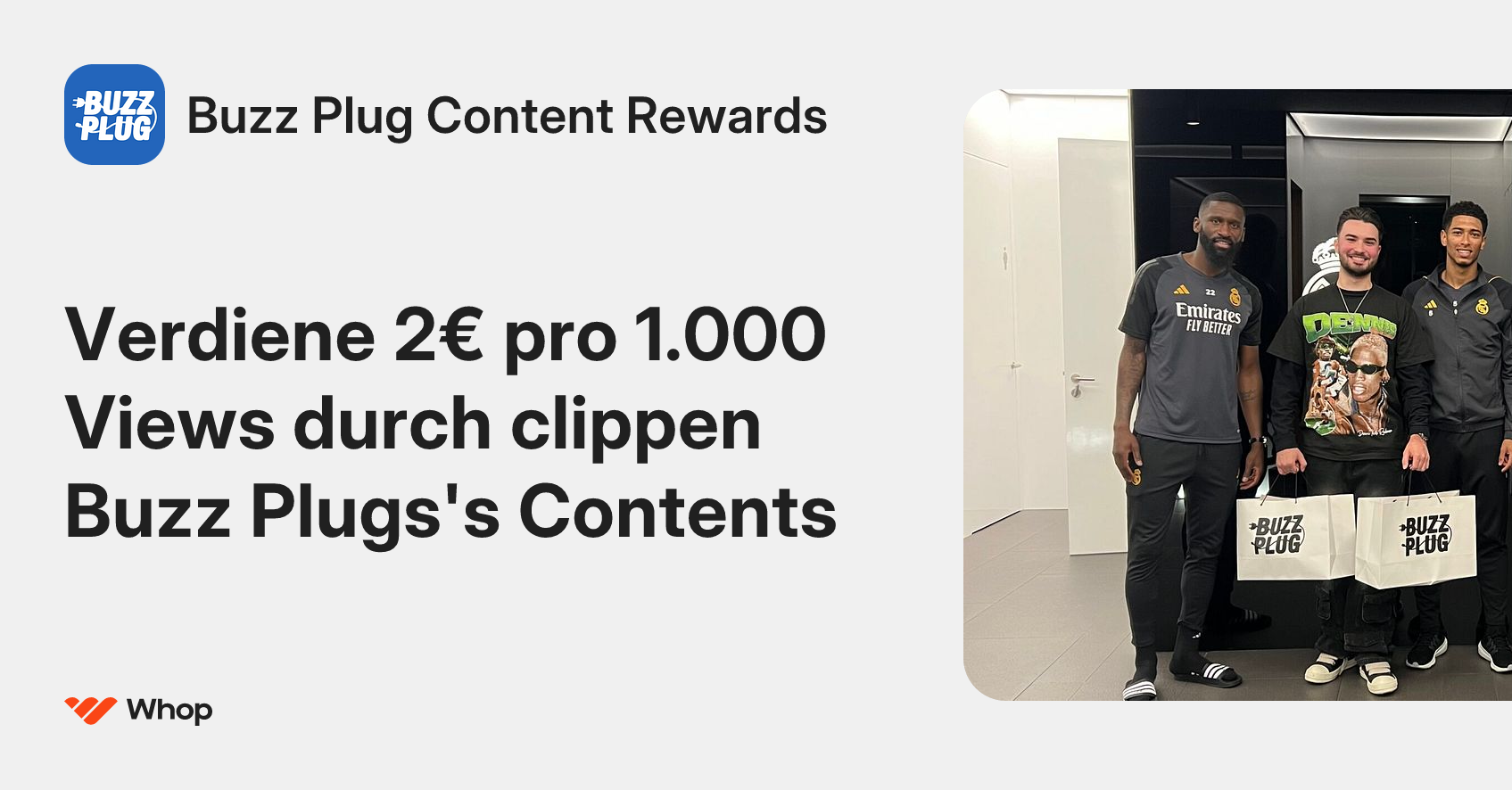 Buzz Plug Content Rewards | Whop