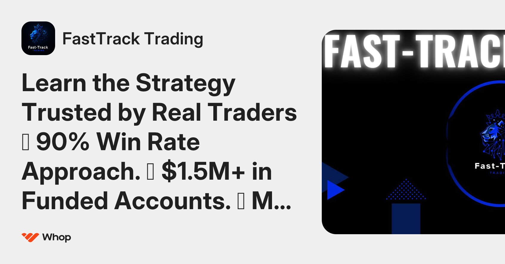 FastTrack Trading | Whop