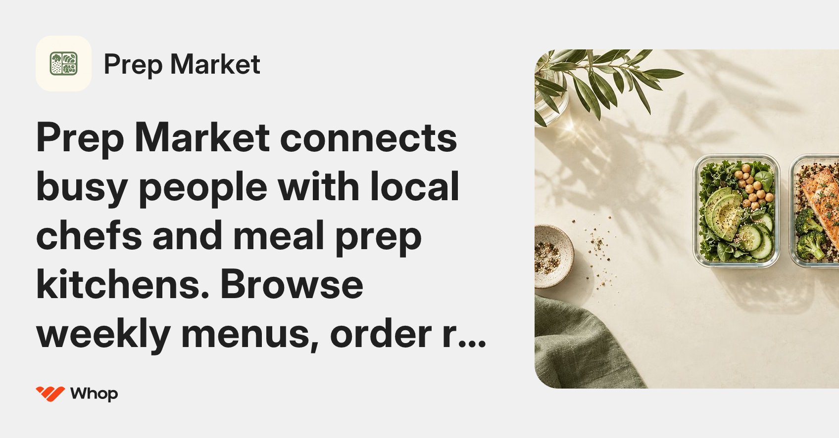 Prep Market | Whop