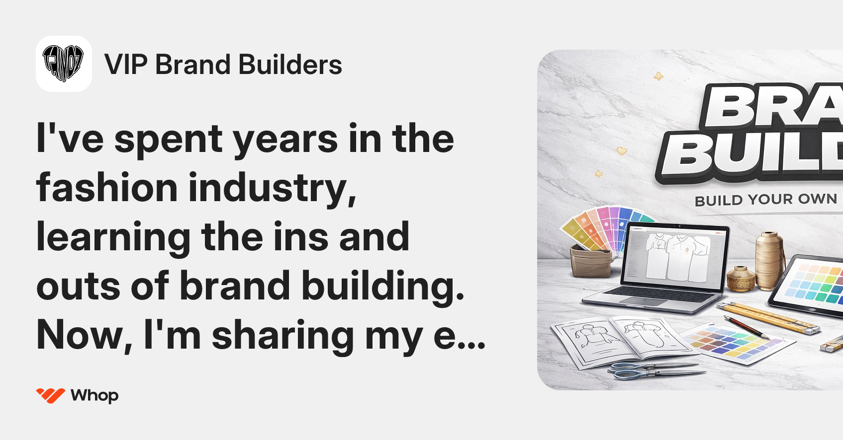 VIP Brand Builders | Whop