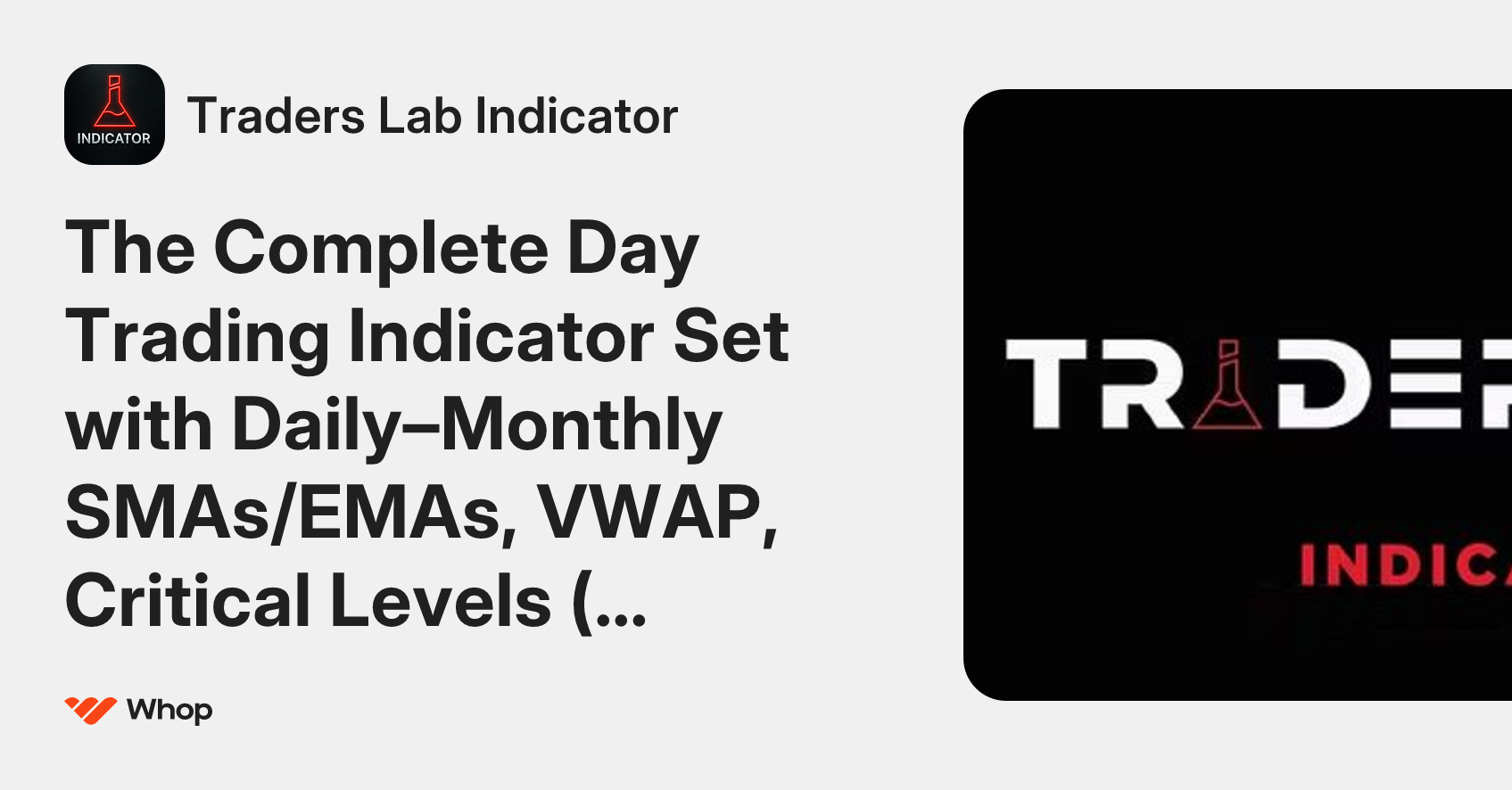 Traders Lab Indicator | Whop