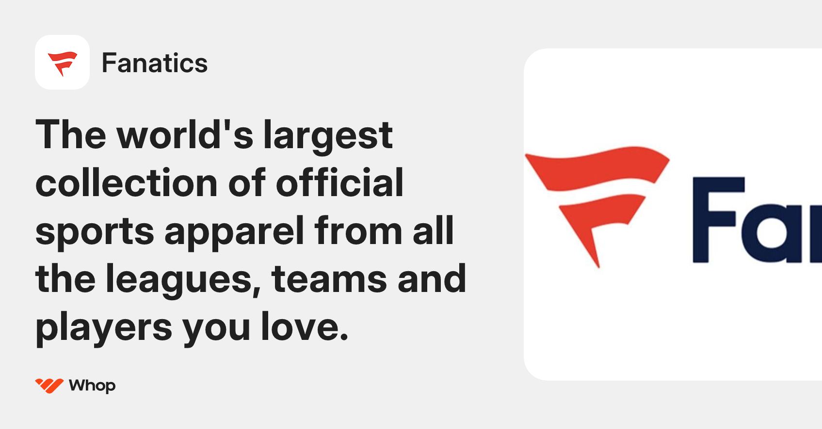 Fanatics | Whop