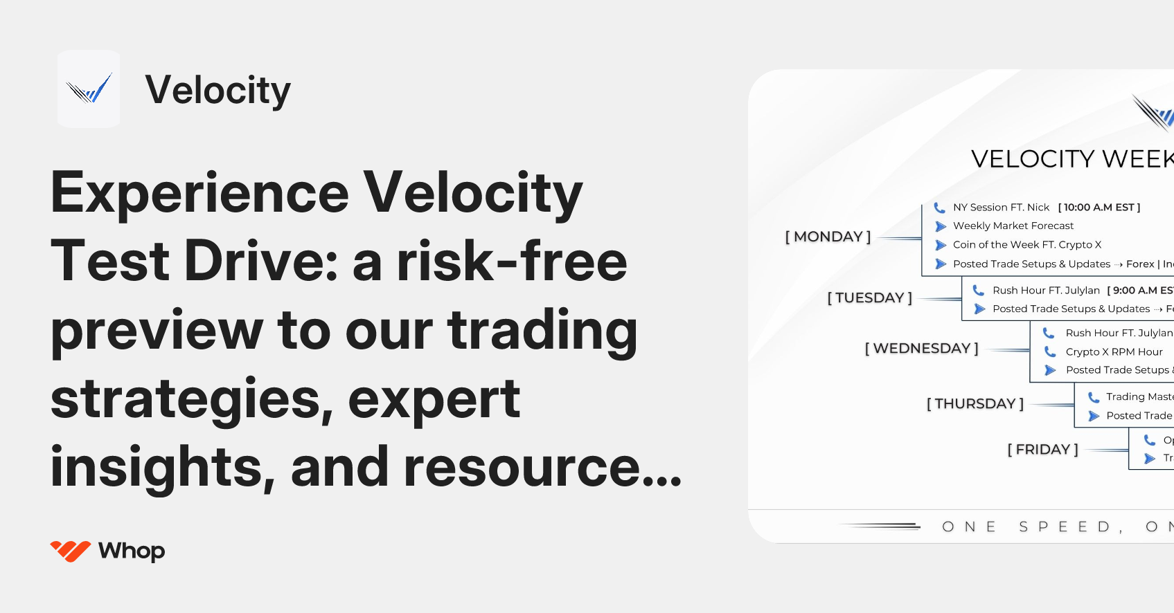 Velocity | Whop