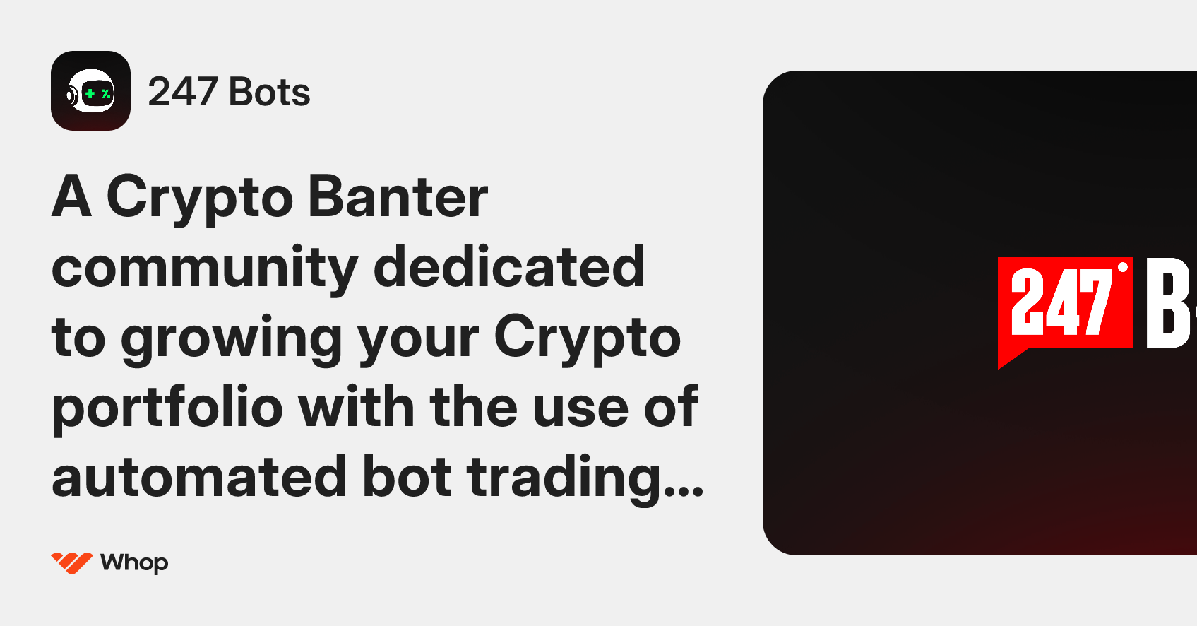 247 Bots | Whop
