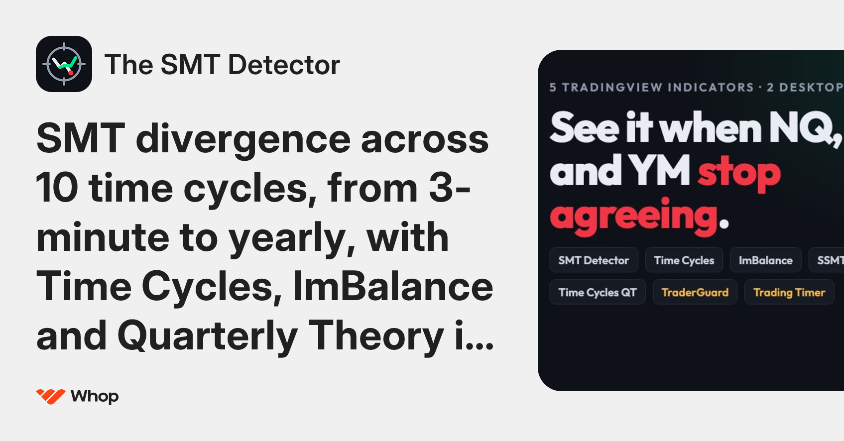 The SMT Detector | Whop