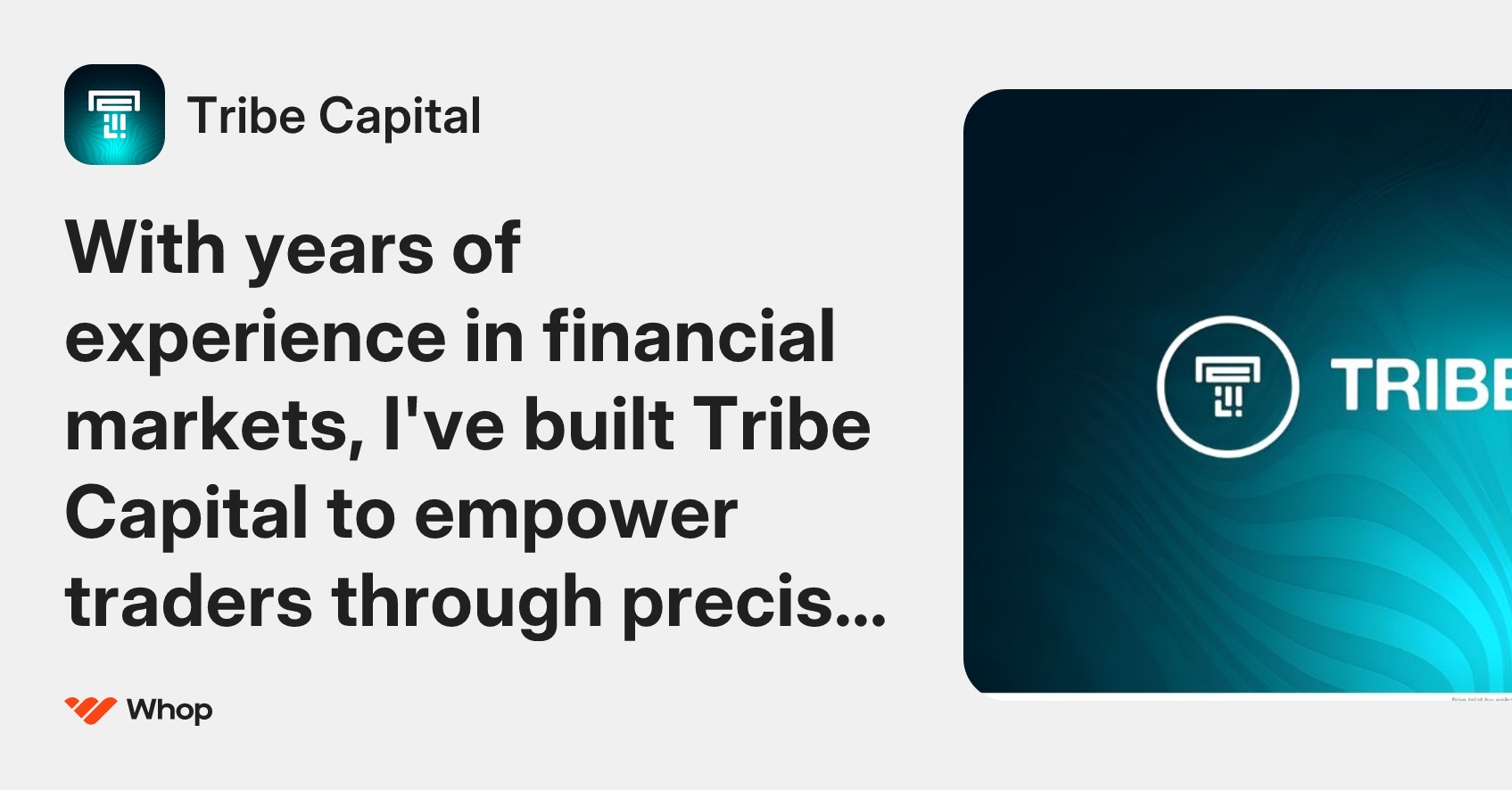 Tribe Capital | Whop