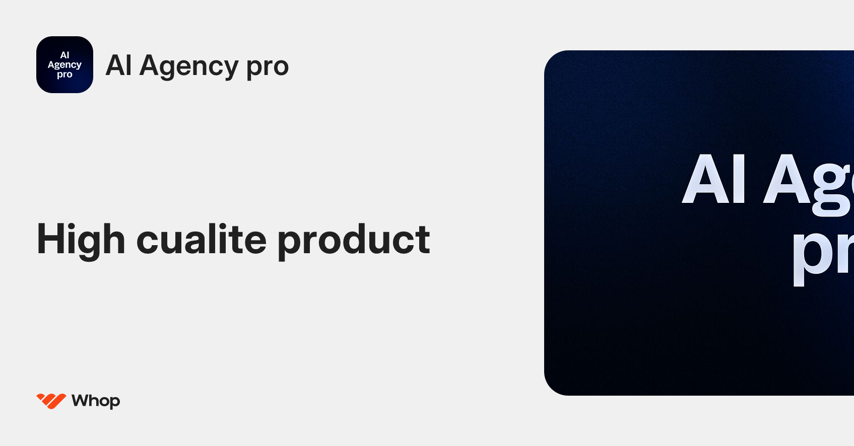 AI Agency pro | Whop