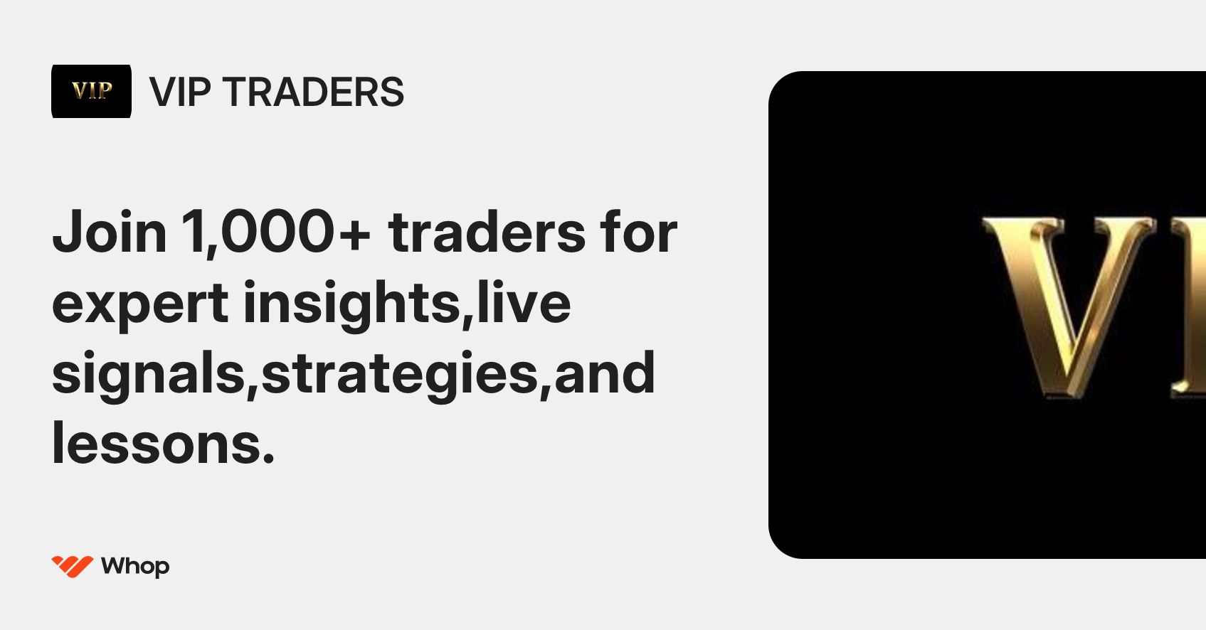 VIP TRADERS | Whop