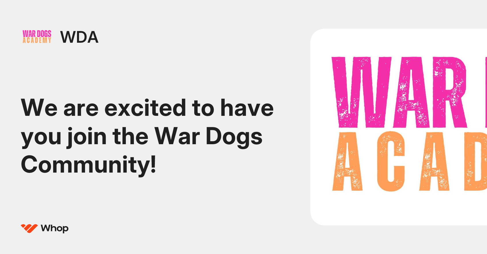 WDA | Whop