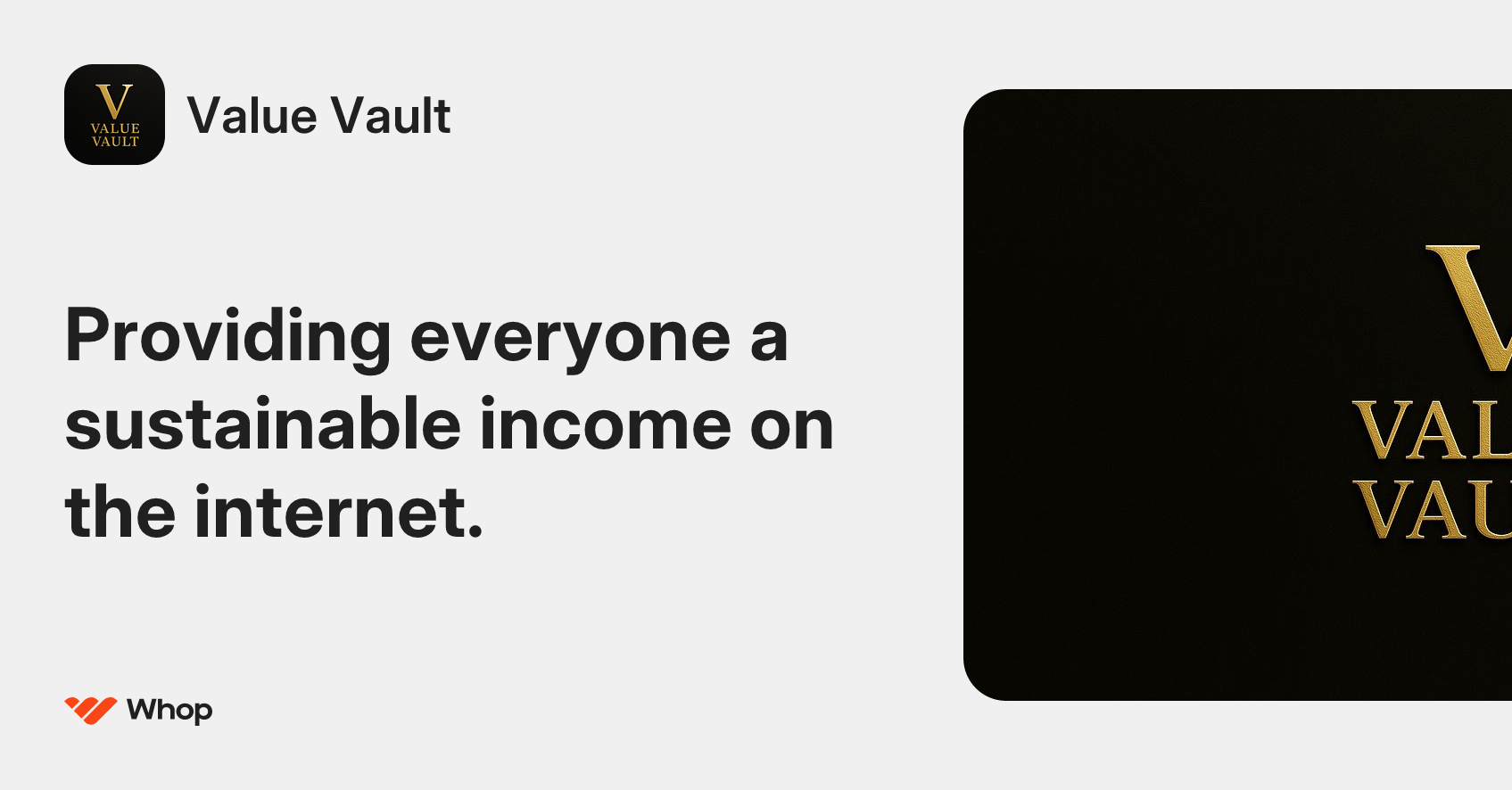 Value Vault | Whop