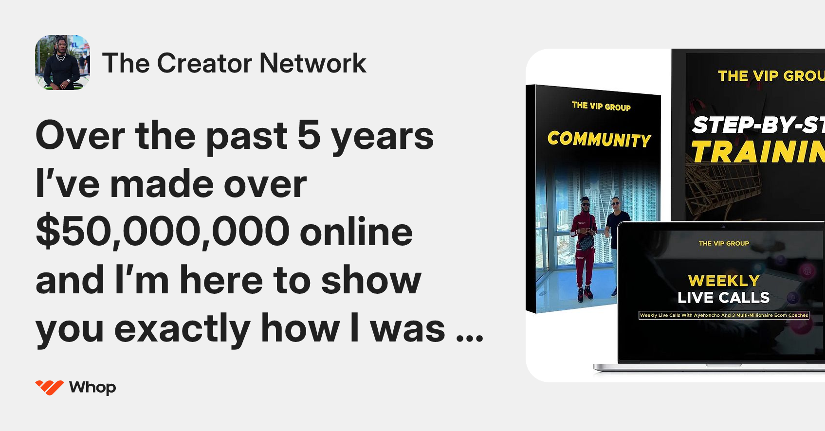 The Creator Network | Whop
