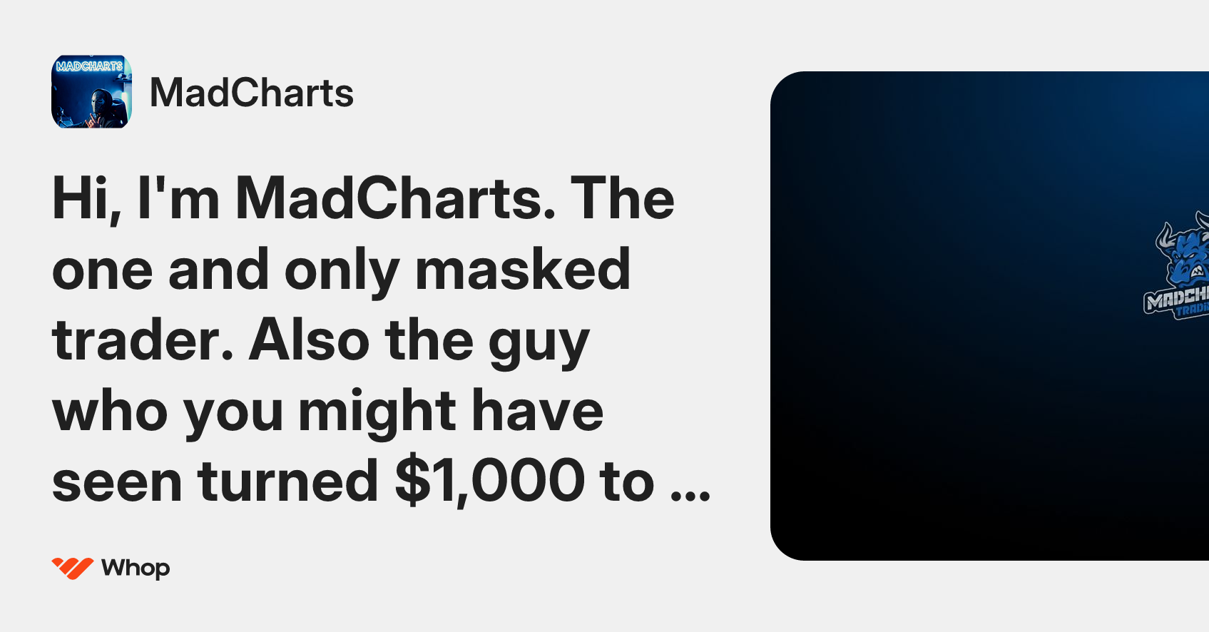 MadCharts | Whop