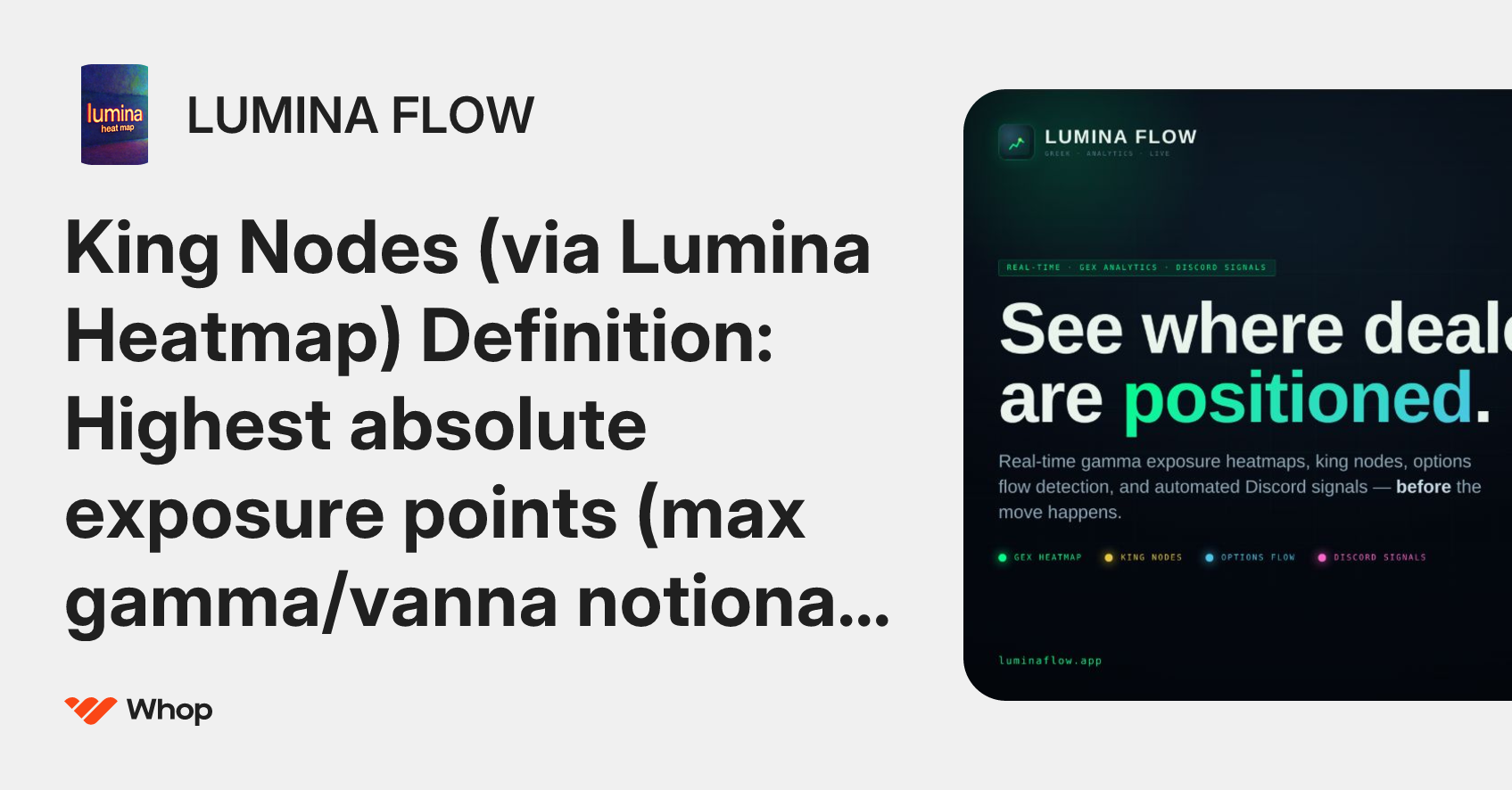 LUMINA FLOW | Whop