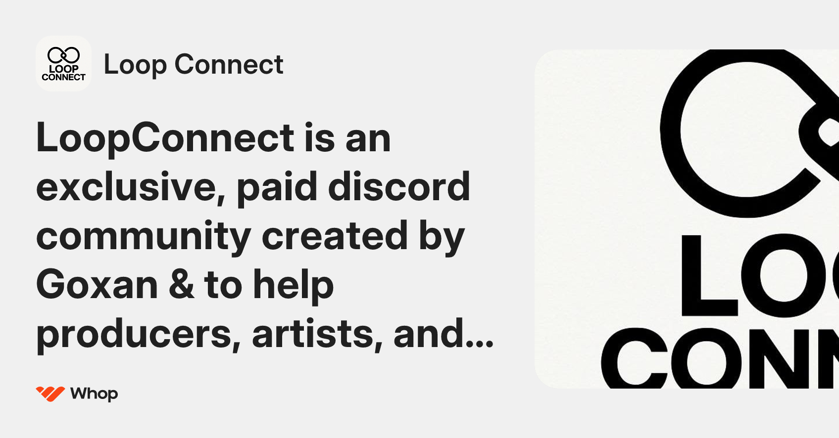 Loop Connect | Whop