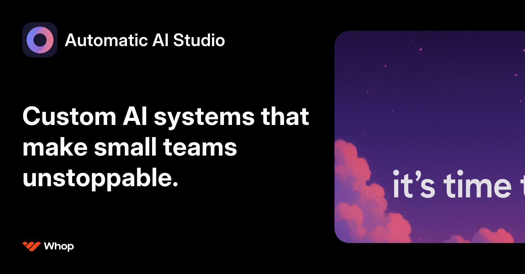 Automatic AI Studio | Whop