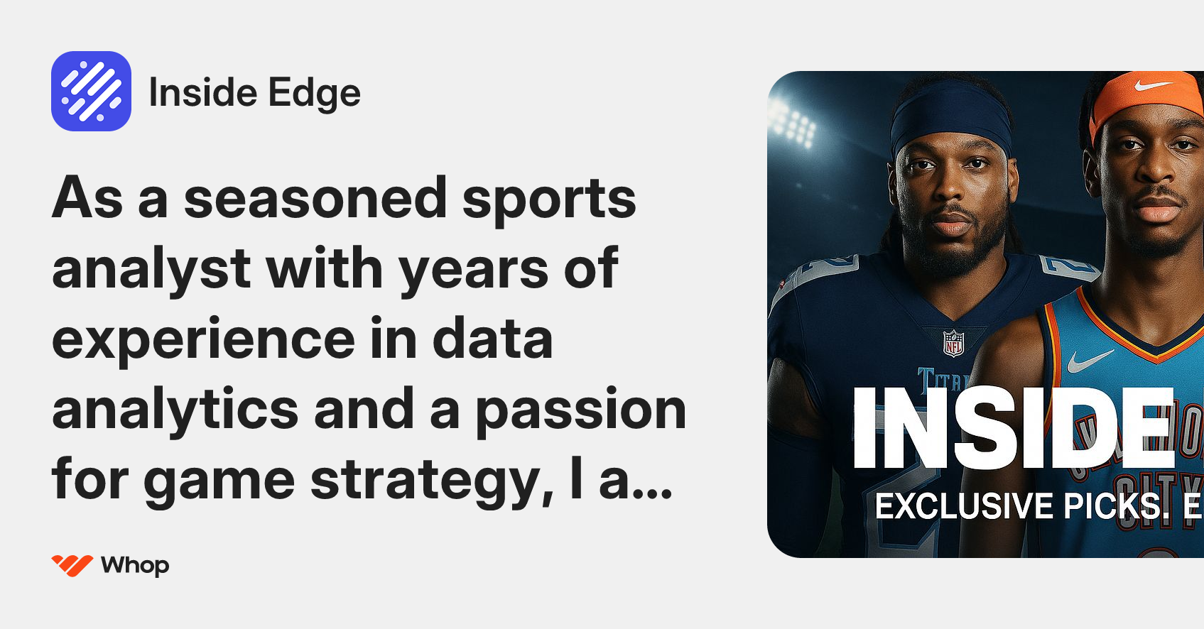 Inside Edge | Whop