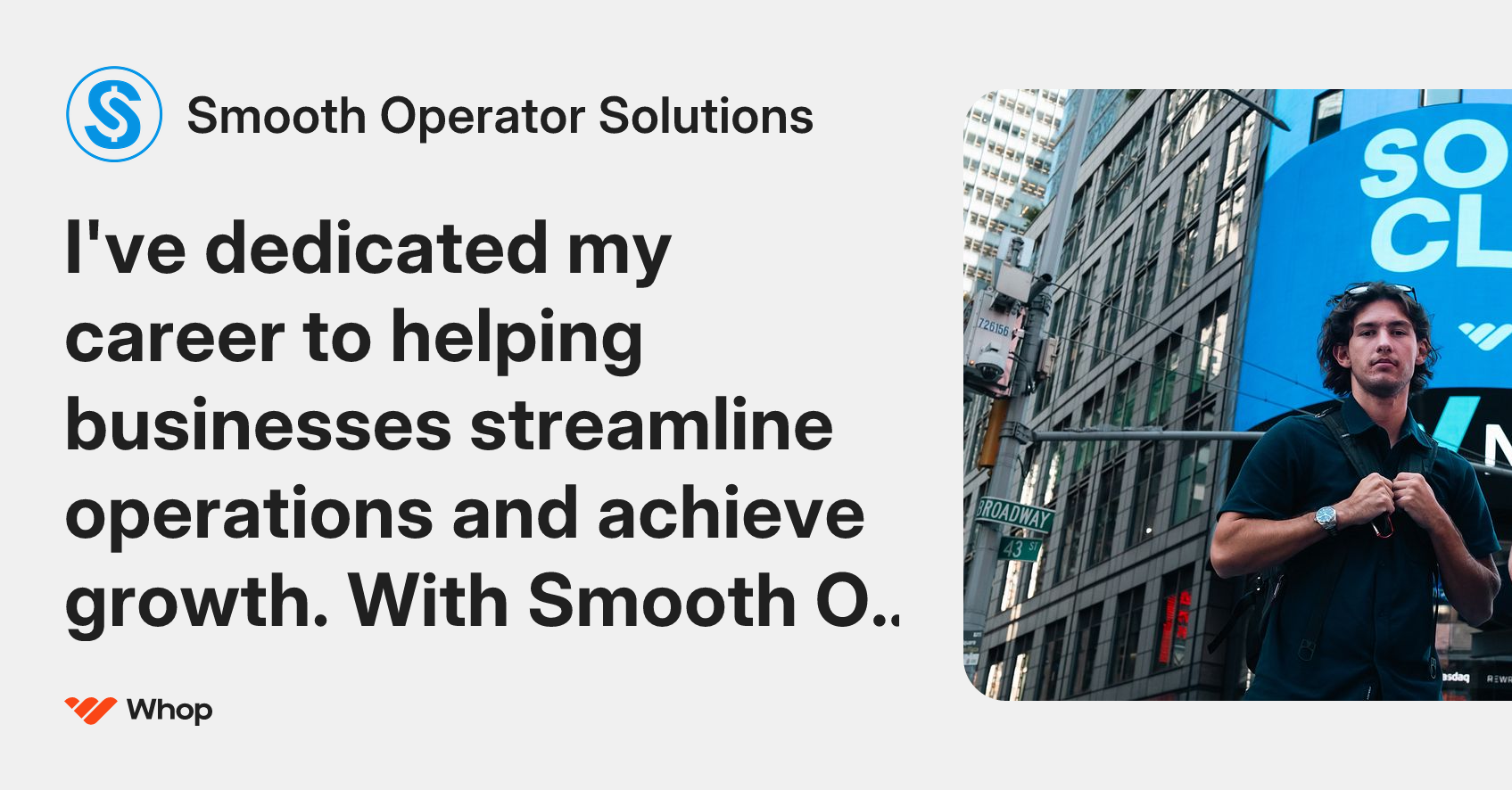 Smooth Operator Solutions | Whop