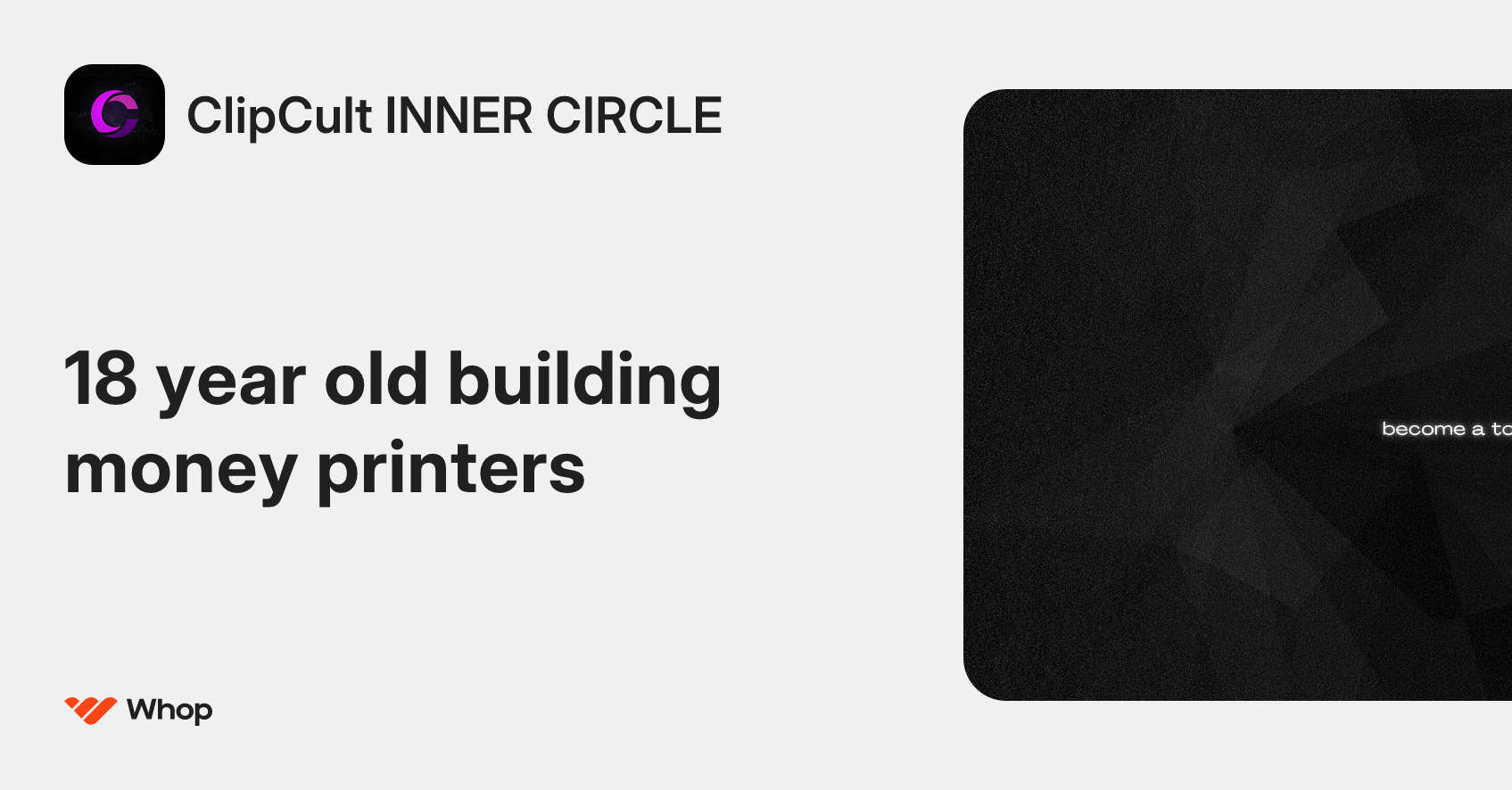 ClipCult INNER CIRCLE | Whop