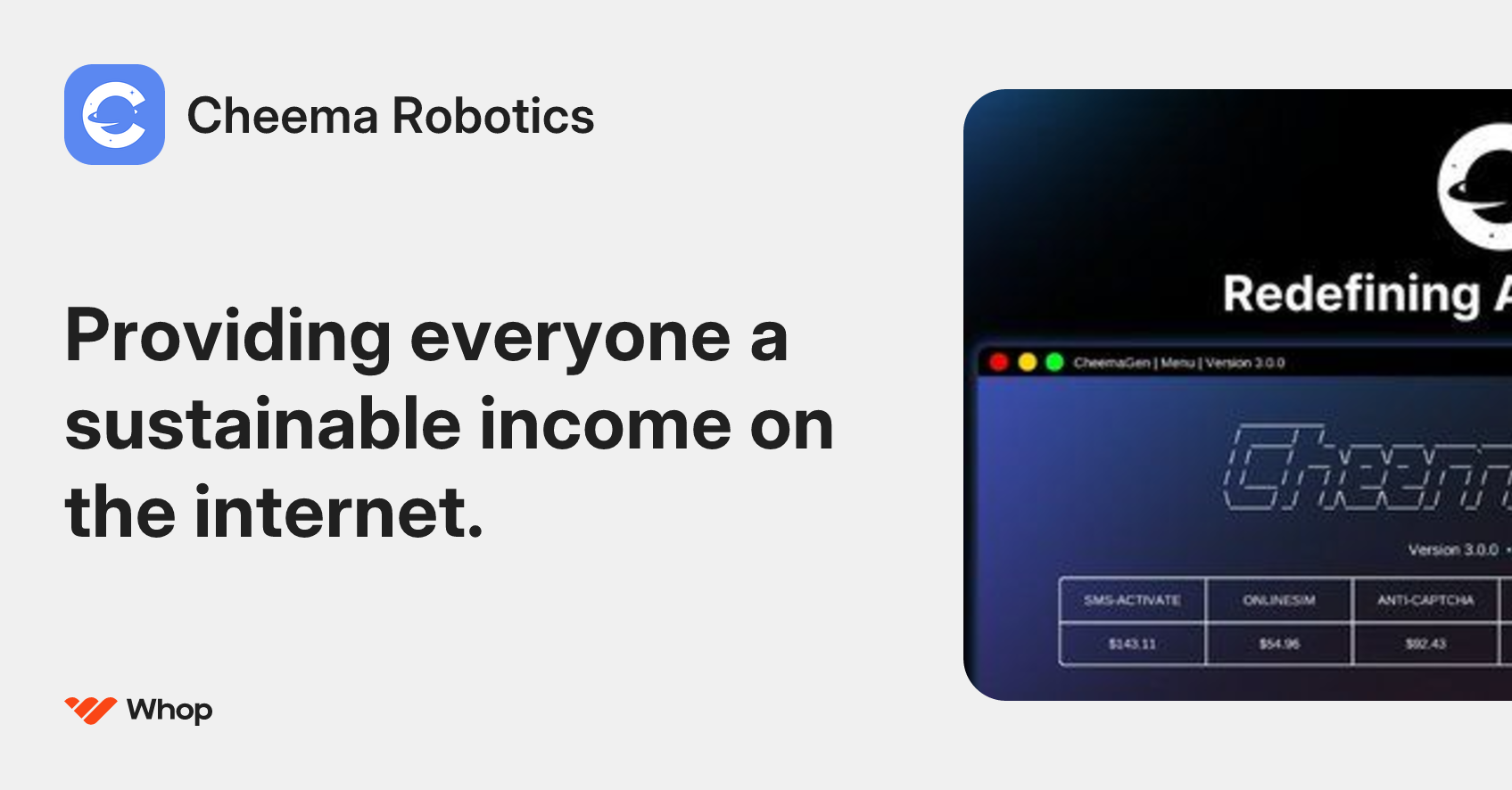 Cheema Robotics | Whop