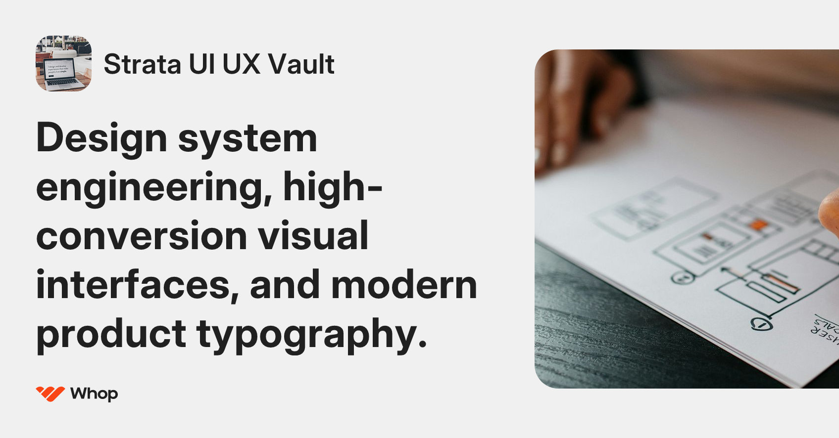 Strata UI UX Vault | Whop