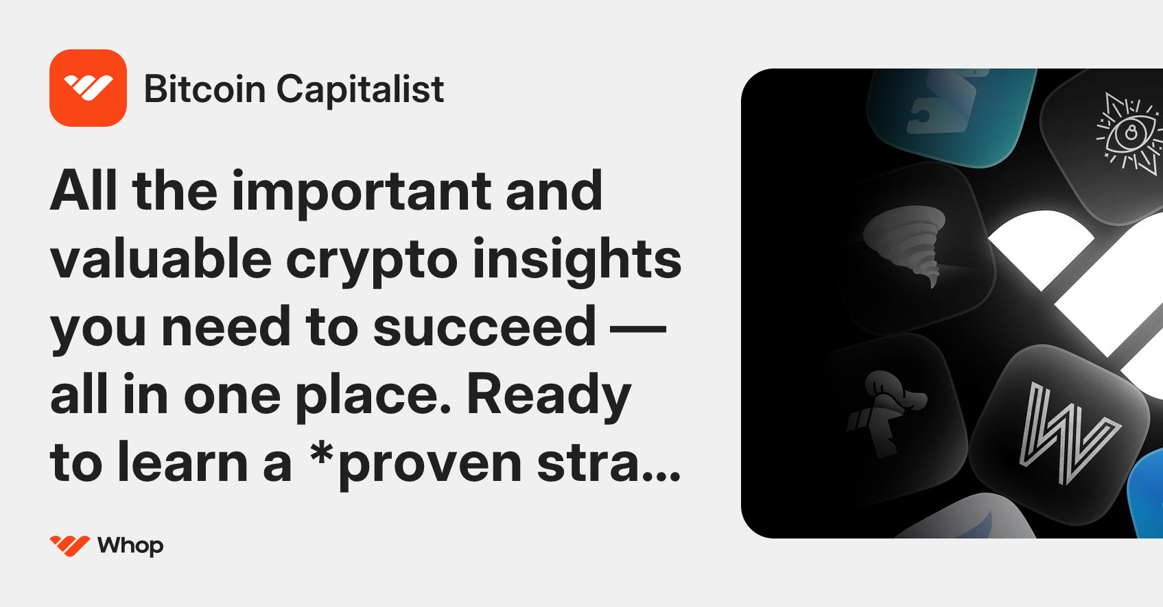 Bitcoin Capitalist | Whop