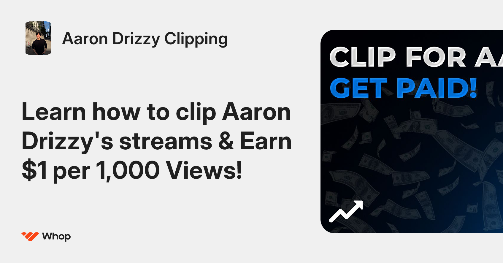 Aaron Drizzy Clipping | Whop