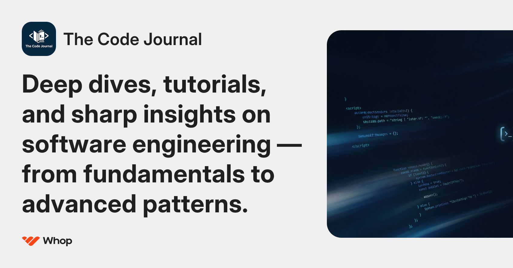 The Code Journal | Whop