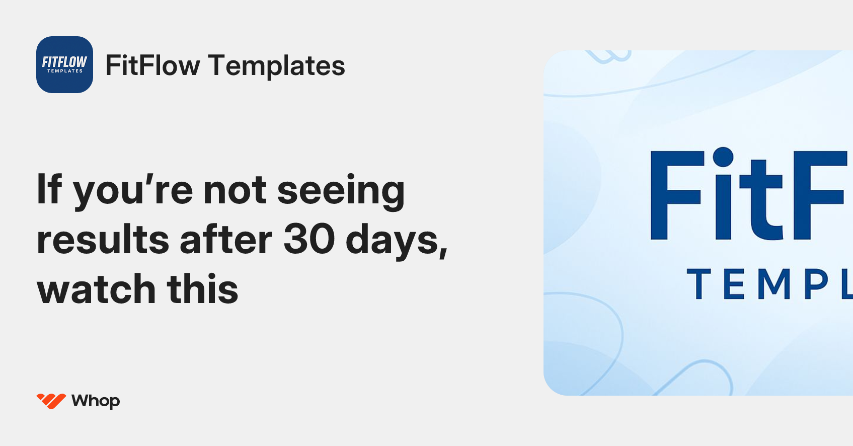FitFlow Templates | Whop
