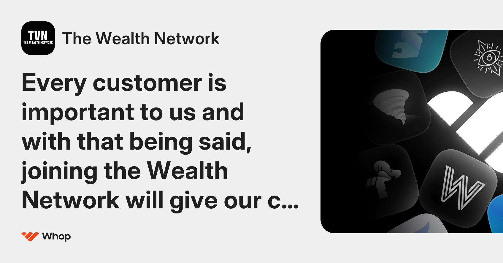 The Wealth Network | Whop