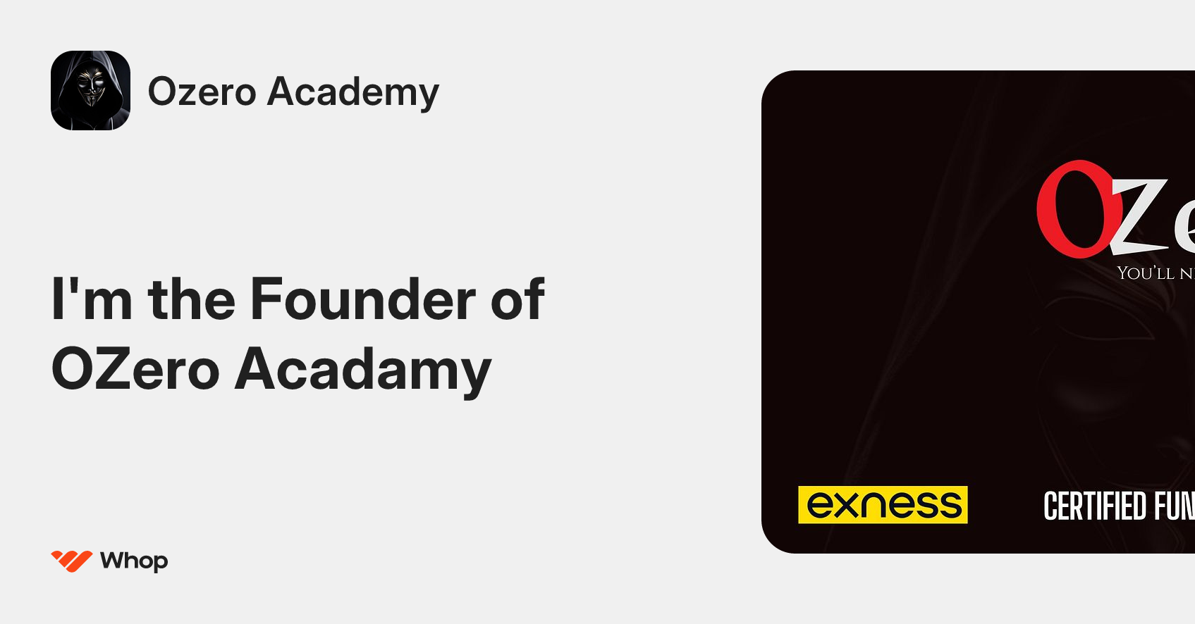 Ozero Academy | Whop