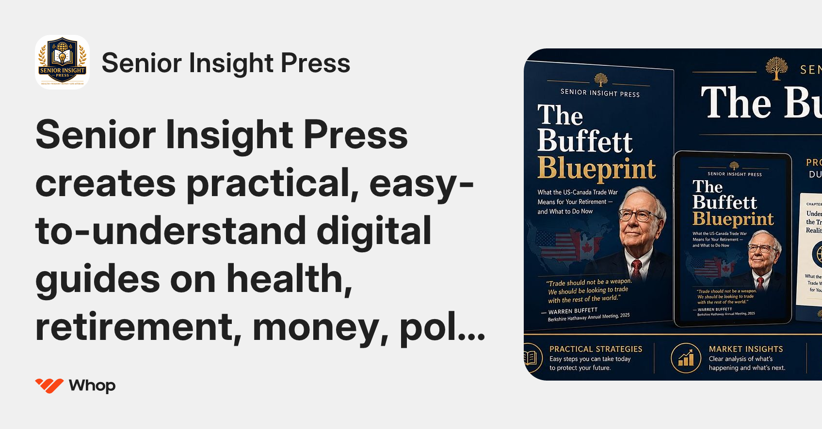 Senior Insight Press | Whop
