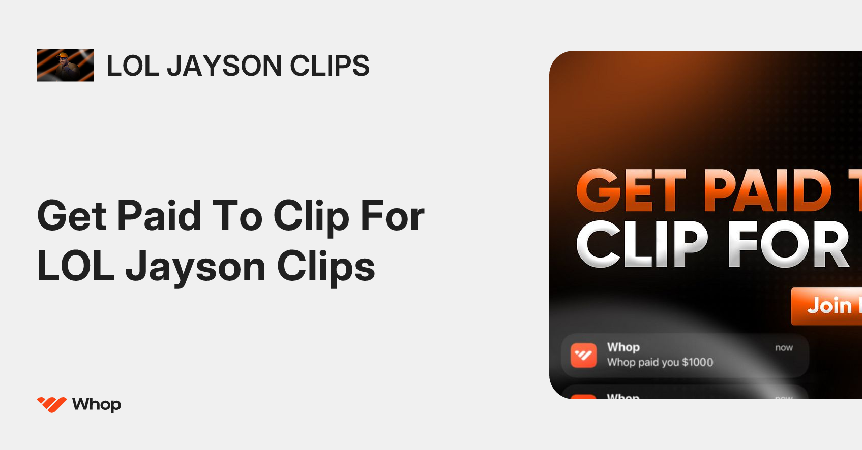 LOL JAYSON CLIPS | Whop